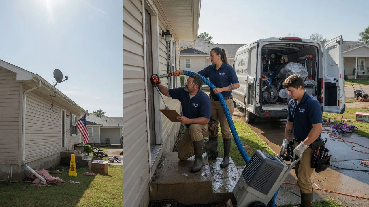 Ceiling Water Damage Restoration in Essex, CA near me
